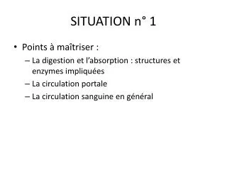 situation n 1