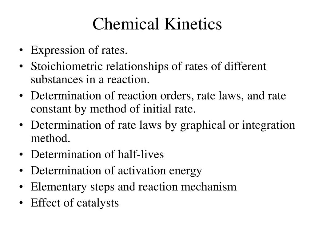 PPT - Chemical Kinetics PowerPoint Presentation, free download - ID:2977024