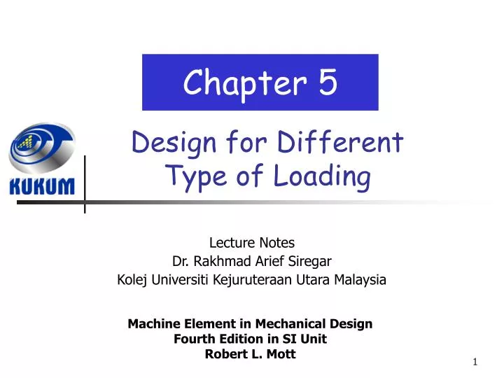 design for different type of loading