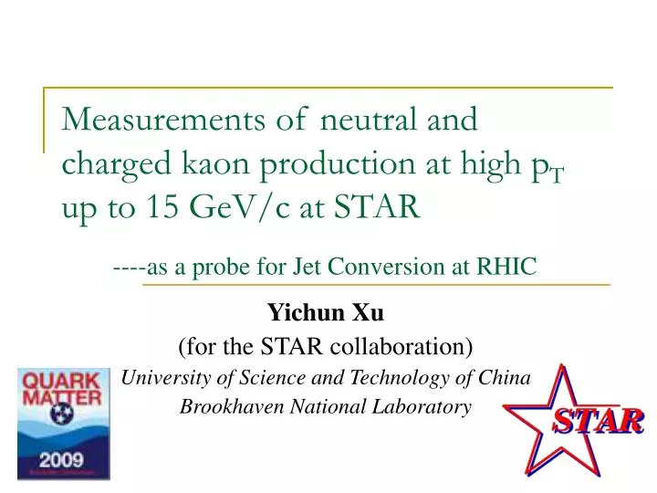 measurements of neutral and charged kaon production at high p t up to 15 gev c at star