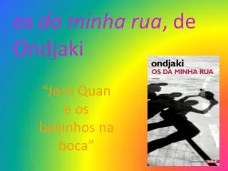 os da minha rua de ondjaki