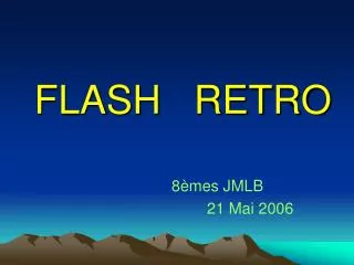 flash retro