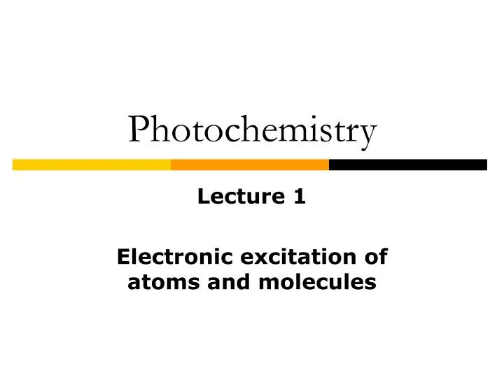 photochemistry