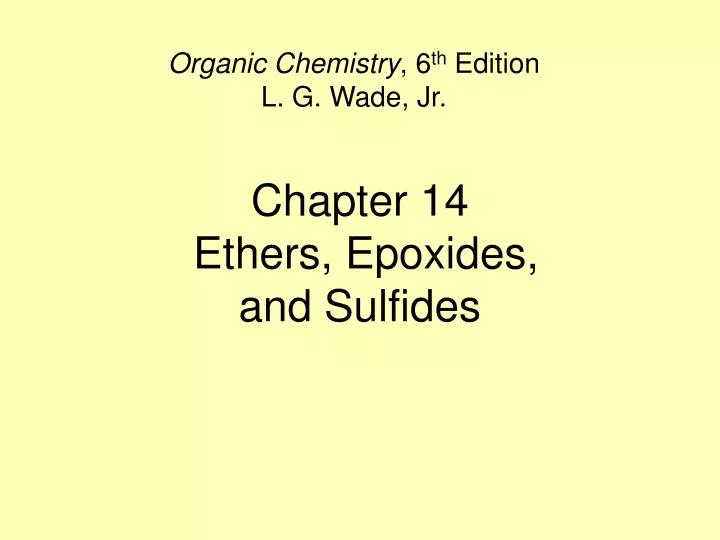 chapter 14 ethers epoxides and sulfides