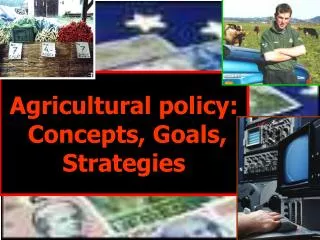 Agricultural policy : Concepts, Goals, Strategies