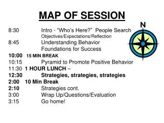 MAP OF SESSION