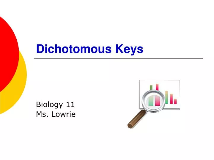 dichotomous keys