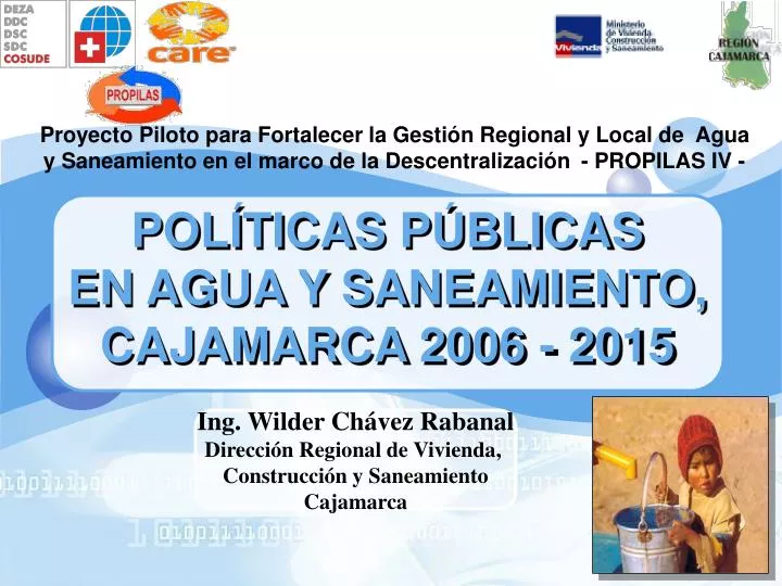 pol ticas p blicas en agua y saneamiento cajamarca 2006 2015
