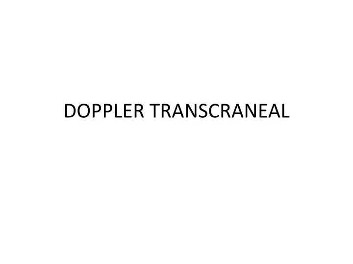 doppler transcraneal
