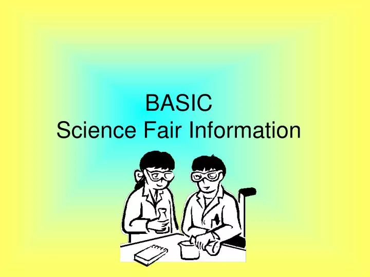 basic science fair information