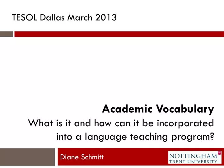 academic vocabulary what is it and how can it be incorporated into a language teaching program