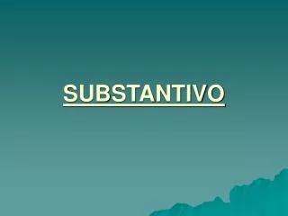 substantivo