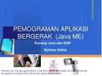 PEMOGRAMAN APLIKASI BERGERAK (Java ME) - slide 1