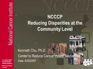 NCCCP Reducing Disparities at the Community Level