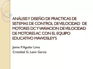 jaime p aguilar lima crist bal g le n garc a