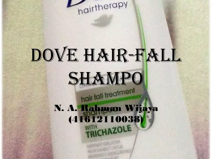 dove hair fall shampo