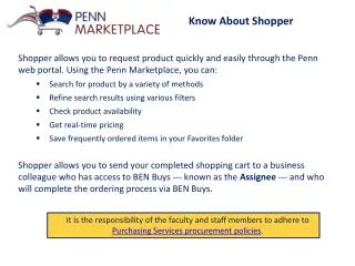 Know About Shopper