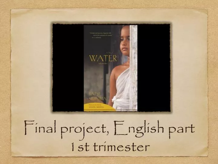 final project english part 1st trimester