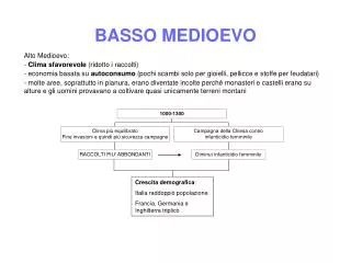 basso medioevo