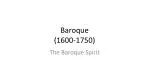 Baroque (1600-1750) - slide 1