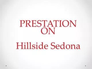 Hillside Sedona - World Class Shopping Center