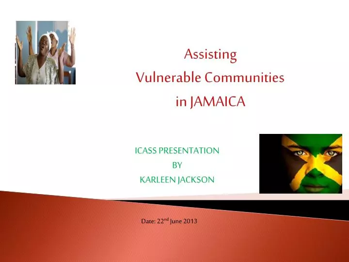 assisting vulnerable communities in jamaica