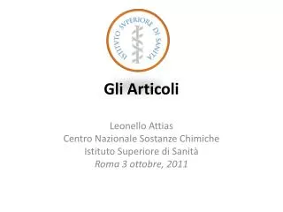 gli articoli