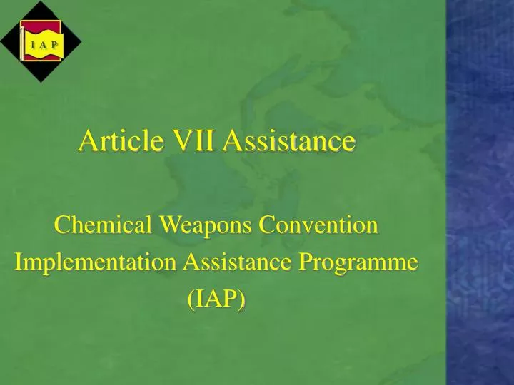 article vii assistance
