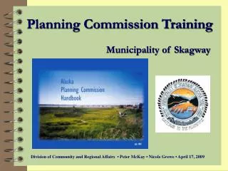 Planning Commission Training
