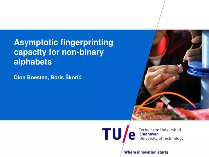 asymptotic fingerprinting capacity for non binary alphabets