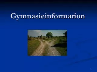 Gymnasieinformation