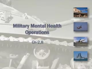 Military Mental Health Operations
