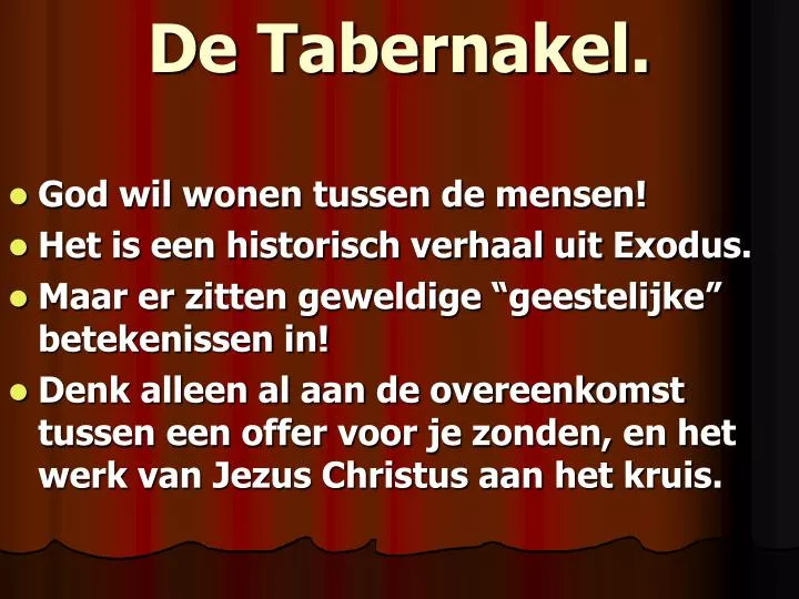 de tabernakel