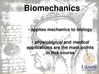 Biomechanics