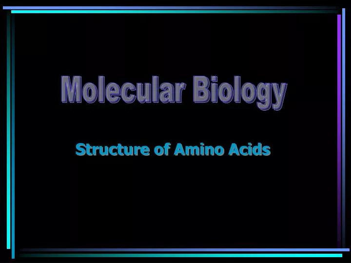 structure of amino acids