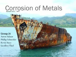 Corrosion of Metals