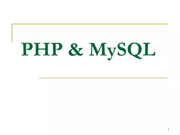 php mysql