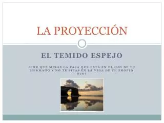 la proyecci n