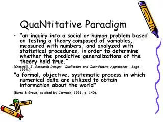 QuaNtitative Paradigm