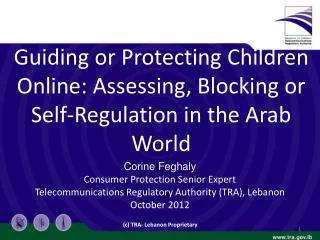 Guiding or Protecting Children Online: Assessing, Blocking or Self-Regulation in the Arab World