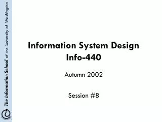 Information System Design Info-440