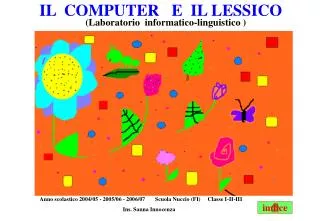 il computer e il lessico