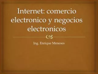 internet comercio electronico y negocios electronicos