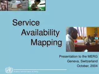 Service Availability Mapping