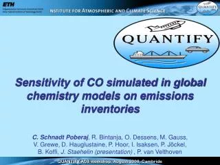 Sensitivity of CO simulated in global chemistry models on emissions inventories