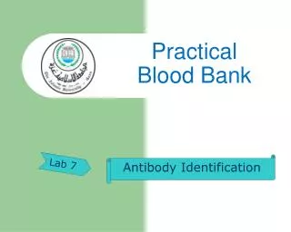 Practical Blood Bank