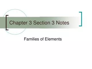 Chapter 3 Section 3 Notes