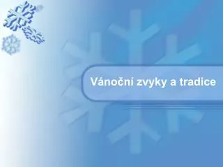 v no n zvyky a tradice