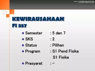 kewirausahaan fi 557
