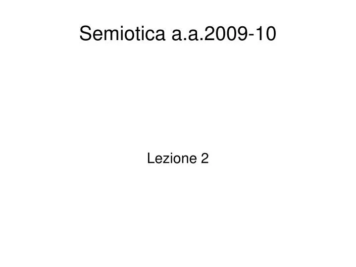 semiotica a a 2009 10
